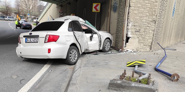 İstanbul'da trafik kazası: 1 yaralı