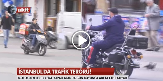 İstanbul'da trafik terörü!