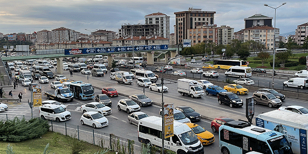 İstanbul'da trafik yoğunluğu