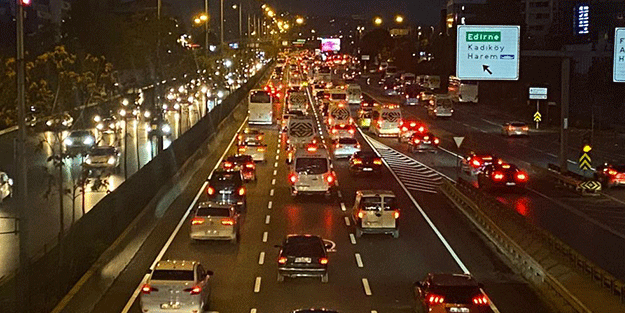 İstanbul’da trafik yoğunluğu