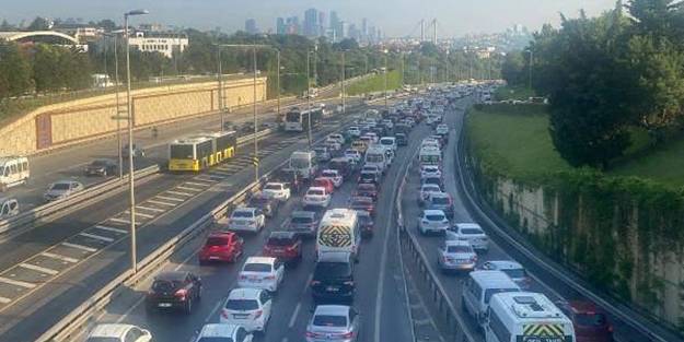 İstanbul'da trafik yoğunluğu