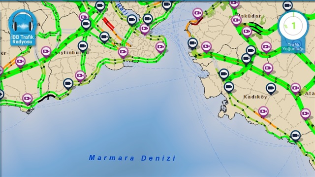 İstanbul'da trafik yüzde 1 seviyelerinde
