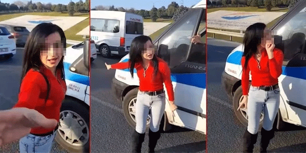 İstanbul’da trafikte dehşet saçmıştı! O maganda kadın yakalandı