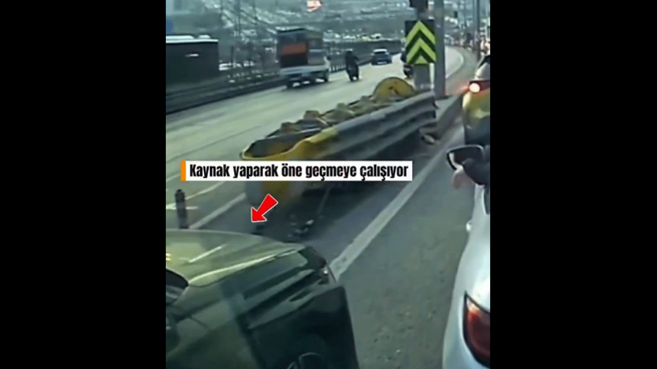 İstanbul’da trafikte gerilim! Yol vermeyen sürücünün önü kesildi, küfürler yağdı