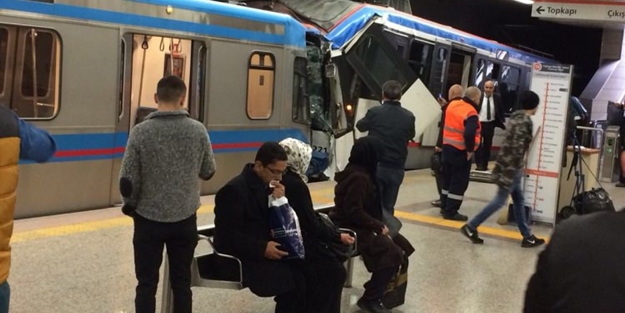 İstanbul'da tramvaylar çarpıştı! Yaralılar var
