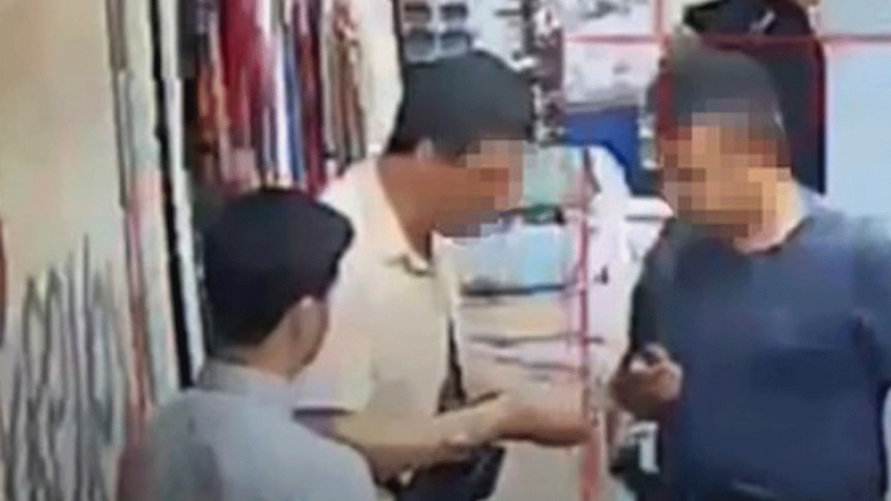 İstanbul'da bir turist 'tırnakçılık' kurbanı oldu! O anlar kameraya böyle yansıdı!