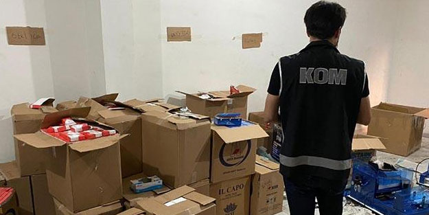 İstanbul'da tütün ve sigara operasyonu! 2 ton ele geçirildi