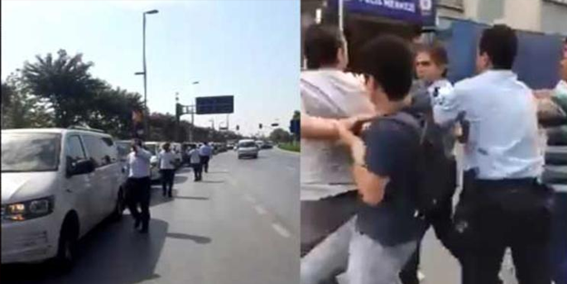 İstanbul'da UBER eyleminde ortalık karıştı