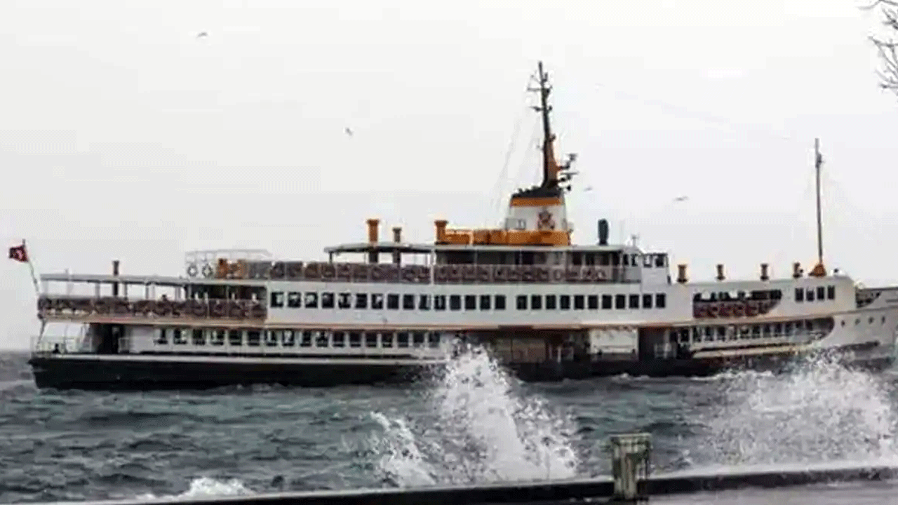 İstanbul’da vapur seferleri durdu! Hava şartları ulaşımı vurdu