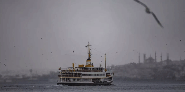 İstanbul'da vapur seferleri yapılamıyor