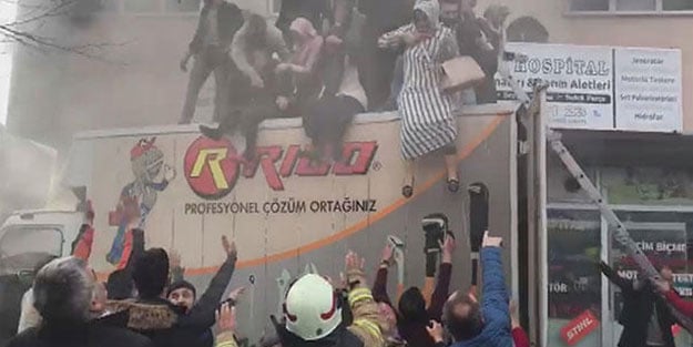 İstanbul'da yangın dehşeti! Mahsur kaldılar...