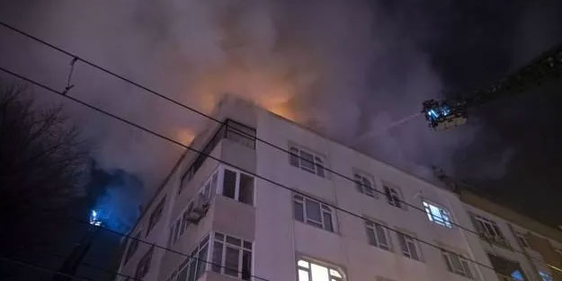 İstanbul'da yangın paniği