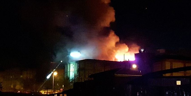 İstanbul'da yangın! Patlamalar oluyor
