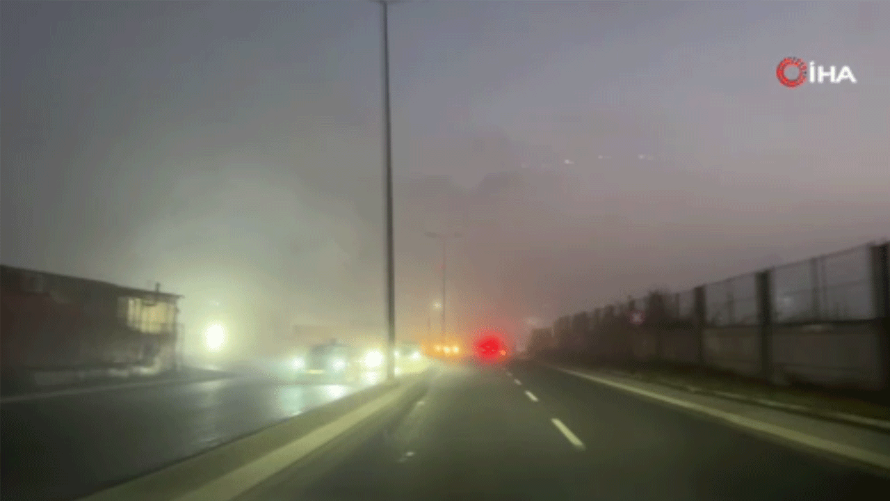 İstanbul'da yoğun sis