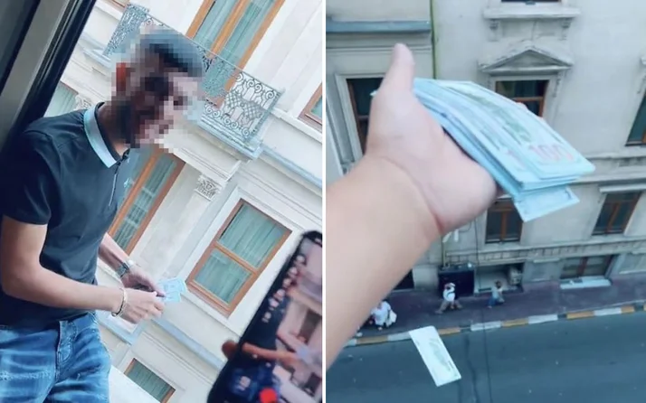 İstanbul'da yola dolar saçmıştı! Bakın o kişi kim çıktı