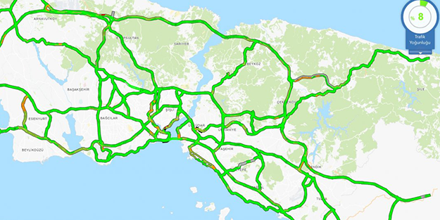 İstanbul'da yollar boş kaldı