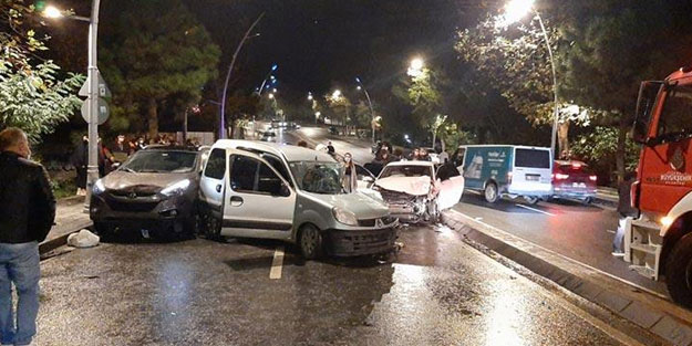 İstanbul'da zincirleme trafik kazası: 5 yaralı