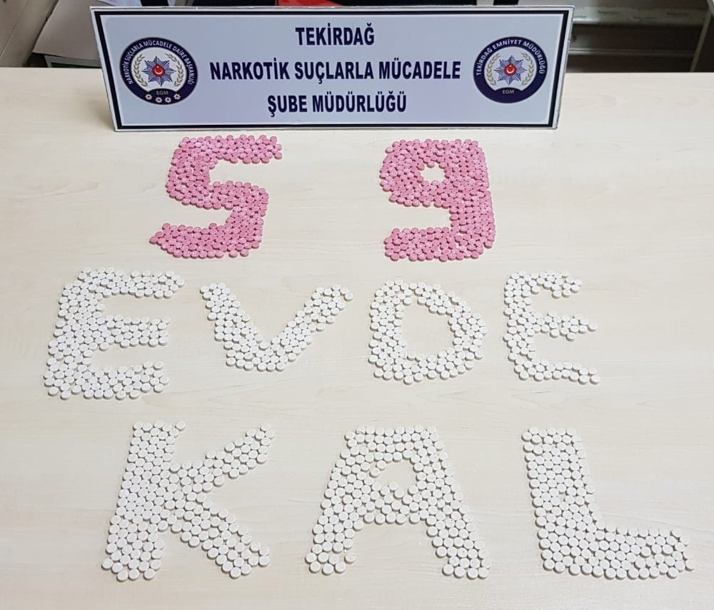 İstanbul’dan getirdikleri bin 475 uyuşturucu hapla yakalandılar: 3 gözaltı 