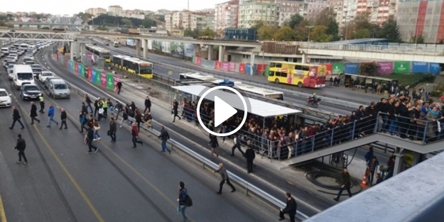 İstanbullular E-5'e indi