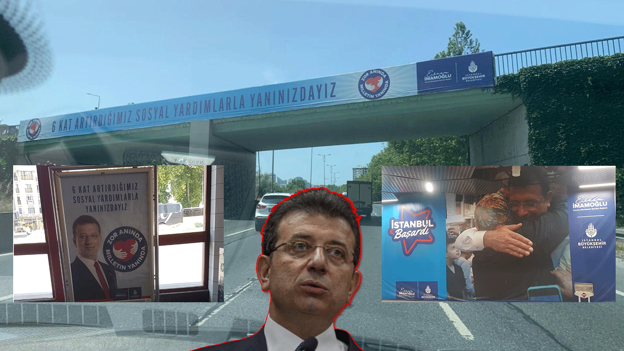 İstanbulluların cebinden Ekrem reklamı! İBB Başkanvekili Nuri Aslan Başsavcılığı takmadı