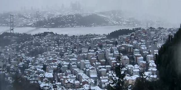 İstanbul'u 'kar'la seyretmek...
