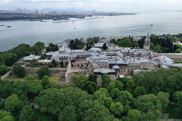 İstanbul’un Fethi’nin 570 yılı! Topkapı Sarayı havadan böyle görüntülendi