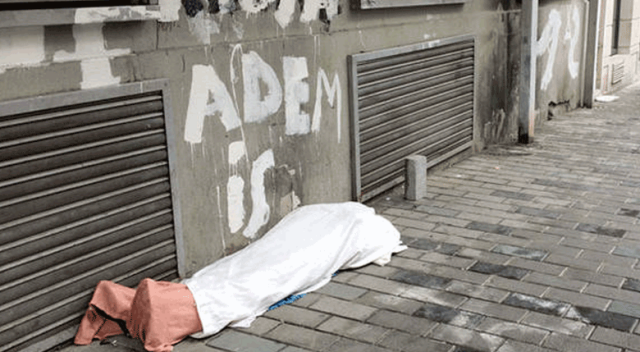 İstanbul'un göbeğinde ibretlik görüntü