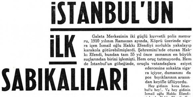 İstanbul'un ilk sabıkalıları - FOTO