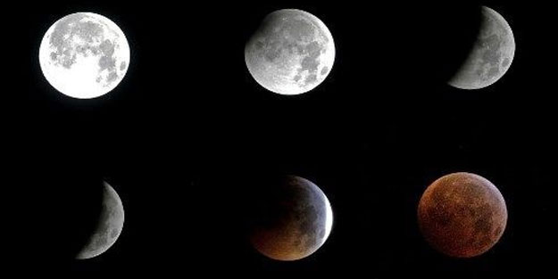 İşte 2019'un ilk ay tutulması (Süper Kanlı Kurt Ay)