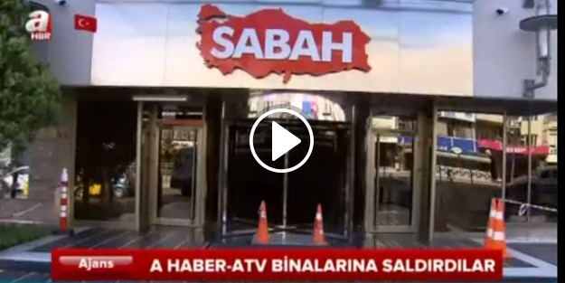 İşte A Haber'e saldırı anları!
