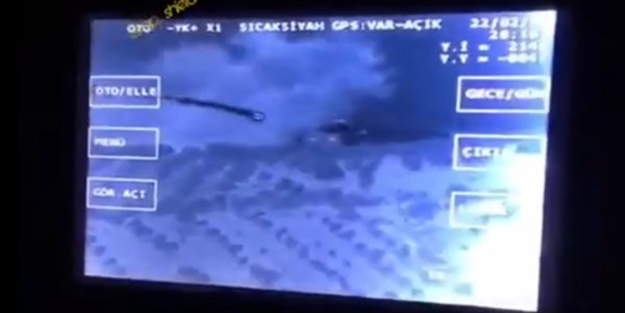 YPG hedefleri böyle vuruldu: Geliyoorrr...