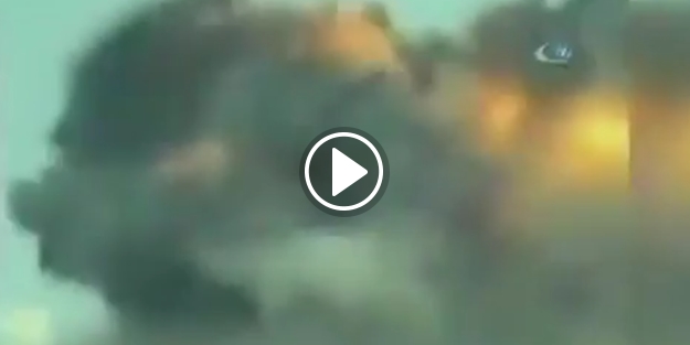 İşte Afrin'in bombalanma anı! - VİDEO