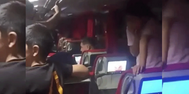 İşte ayakta yolculuğun ilginç sebebi! Şehirlerarası otobüste şaşkına çeviren görüntü