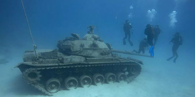 İşte batırılma nedeni! Akdeniz'in dibinde ABD yapımı tank