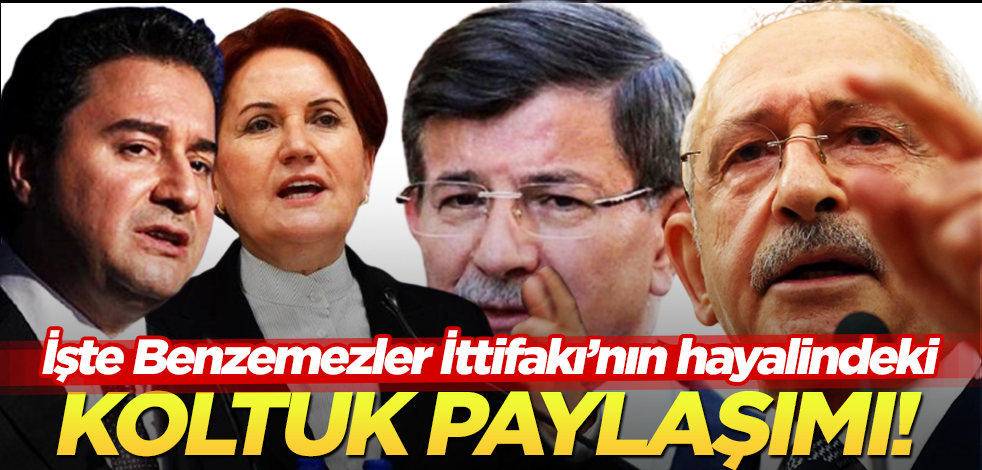 İşte Benzemezler İttifakı’nın hayalindeki koltuk paylaşımı! Nevşin Mengü ağzından baklayı çıkardı