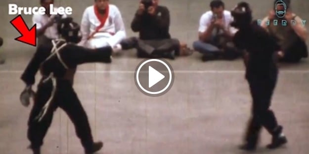 İşte Bruce Lee'nin tek gerçek dövüş görüntüsü