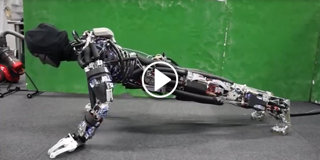 İşte buda şınav çeken robot