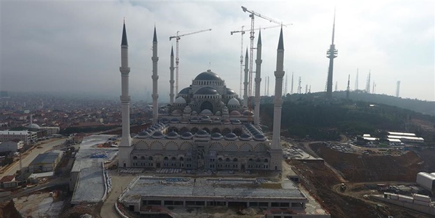 İşte Çamlıca Cami'de son durum