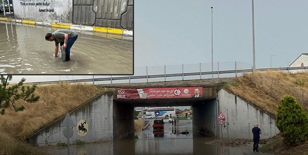İşte CHP'nin hizmeti: Bolu'da alt geçitler göle döndü!