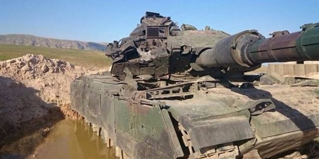 İşte DAEŞ'in Başika'da saldırdığı Türk tankı!