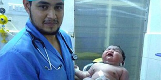 İşte dünyanın en ağır bebeği