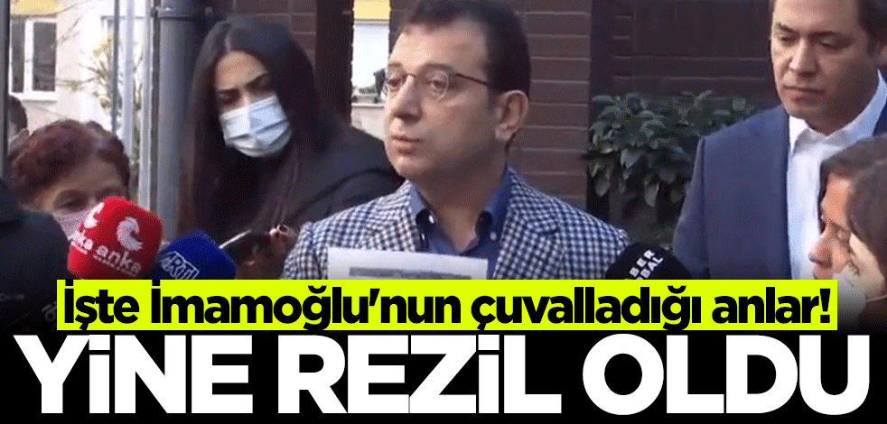 İşte Ekrem İmamoğlu'nun çuvalladığı anlar! Yine rezil oldu