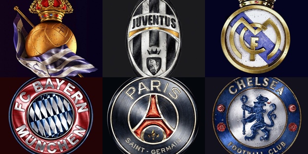 İşte futbol takımlarının 3 boyutlu logoları