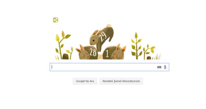 İşte Google'ın 29 Şubat Doodle'ı