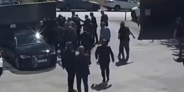 İşte görüntüler! Zafer Partisi'nde yumruklar konuştu