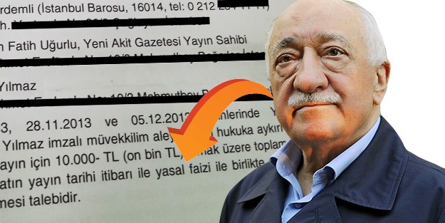 İşte Gülen’in faiz belgesi