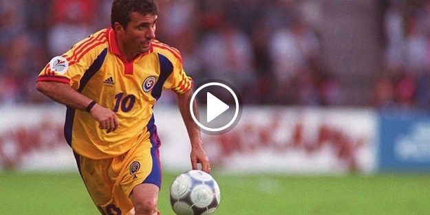 İşte Hagi'nin antrenmanda attığı müthiş gol!