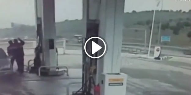 İşte helikopterin düşme anı!