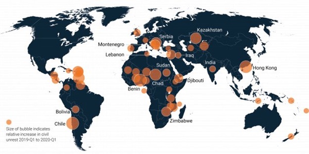 İşte İngiliz oyunu! 2020 ayaklanma listesine Türkiye'yi de aldılar