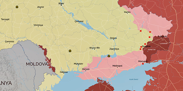 İşte işgalin haritası: Rusya'nın Ukrayna işgalinde son durum